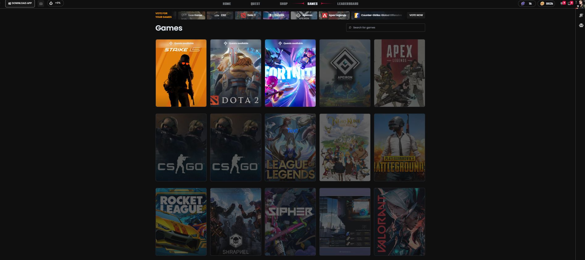 Radiant product screenshot